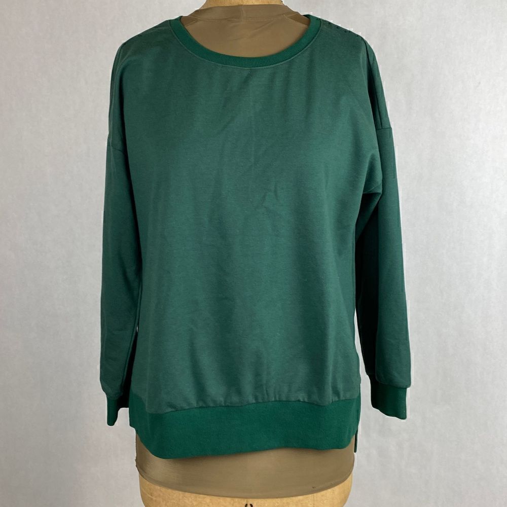 NWT VIISHOW Womens Sweatshirt Long Sleeve Crewneck Pullover Loose Fit